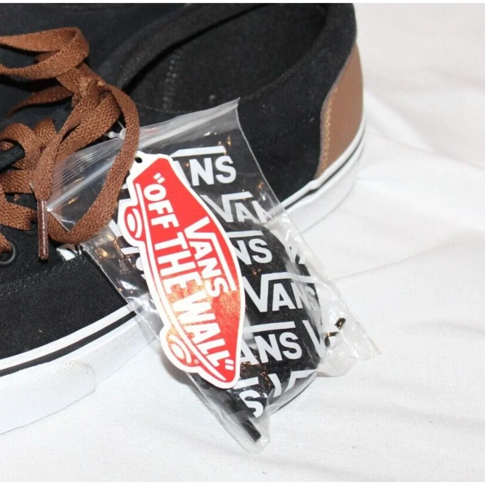 New‎ VANS Men's Casual Sneakers Black Grey Canvas Doheny Black Brown